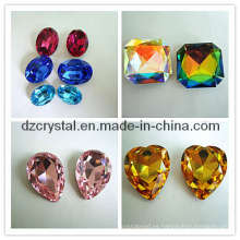 Piedra artificial joyas de cristal para collar accesorios